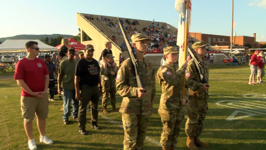 Franklin County High School held military & first responders appreciation night