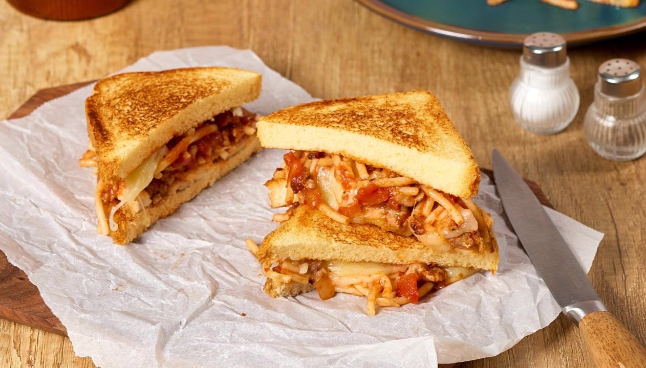 Courtney Cook’s spaghetti grilled cheese will change your life