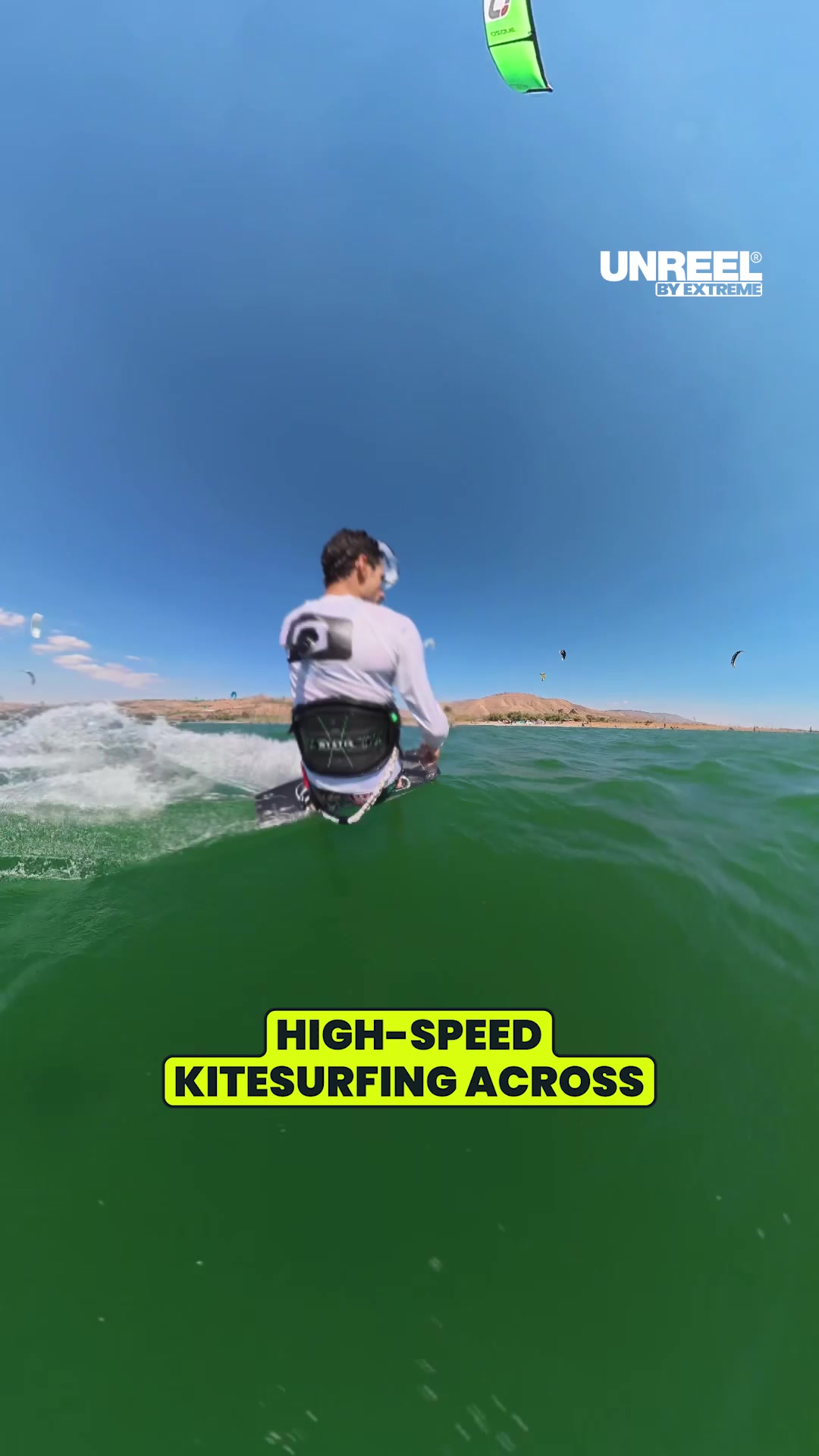Mastering the board off: extreme kiteboarding jump over open water chop!