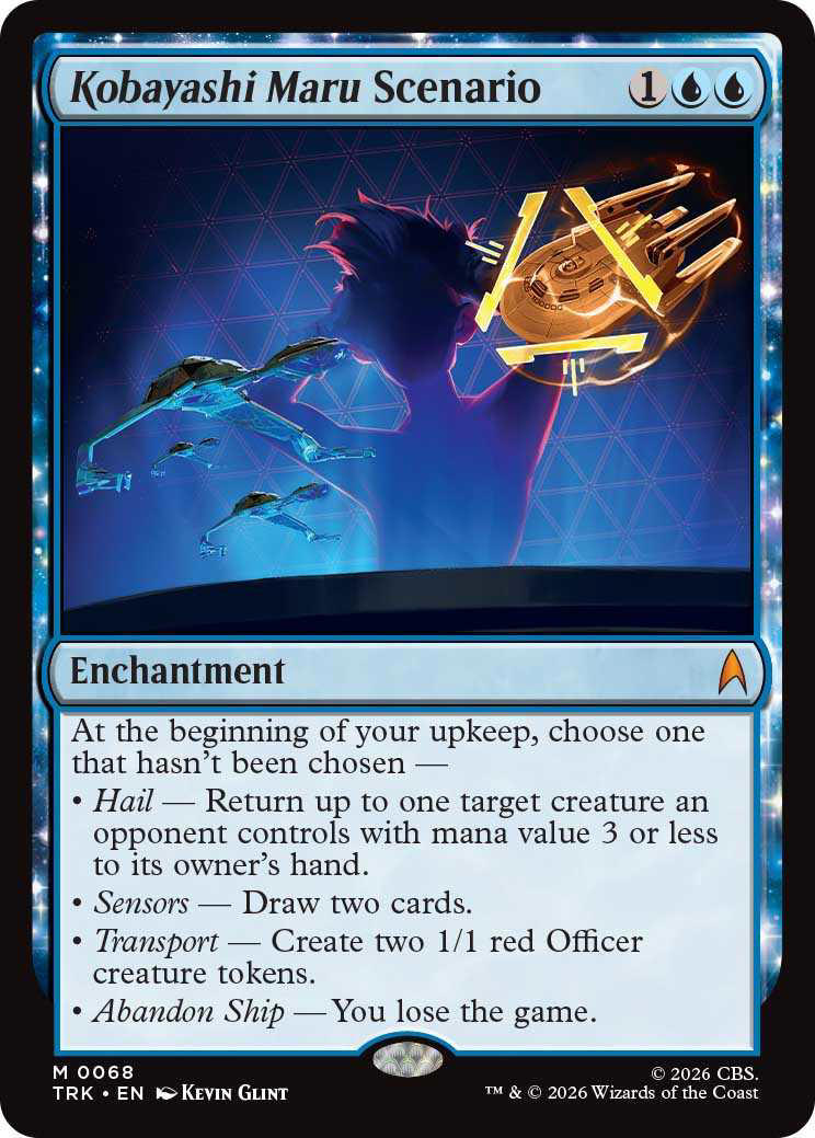 A Magic: The Gathering Star Trek card adds a new way to lose the game