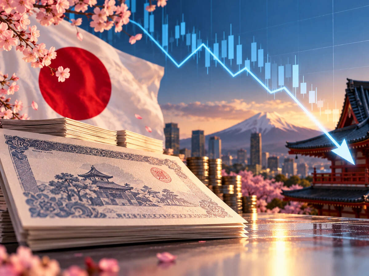 Global market: Japanese government bond yields fall as safe-haven ...