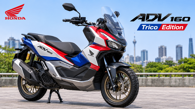 Honda ADV 160 Trico edition unveiled in Malaysia: New colours, engine ...