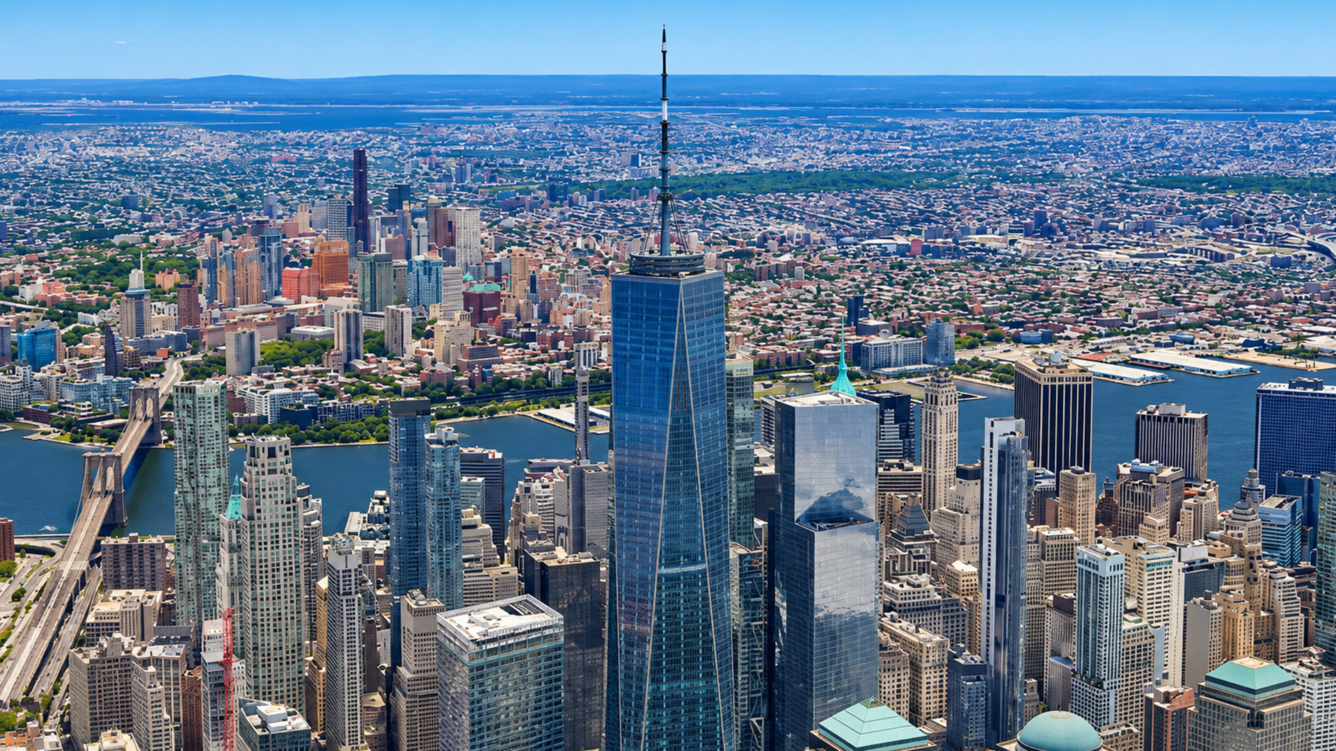 New York’s tallest building commands the southern tip of Manhattan