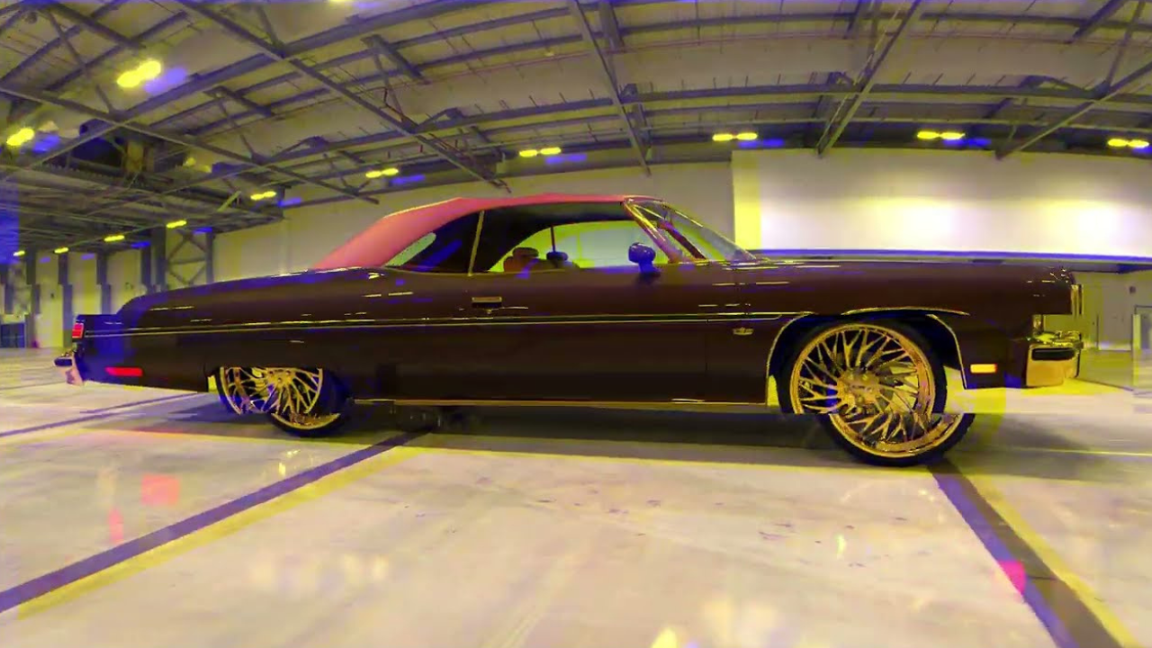 1975 Chevy Caprice 3D animation highlights classic American styling