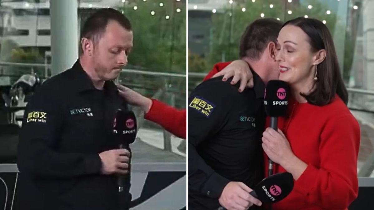 Much-loved snooker champion Mark Allen breaks down on live TV: 'Just ...