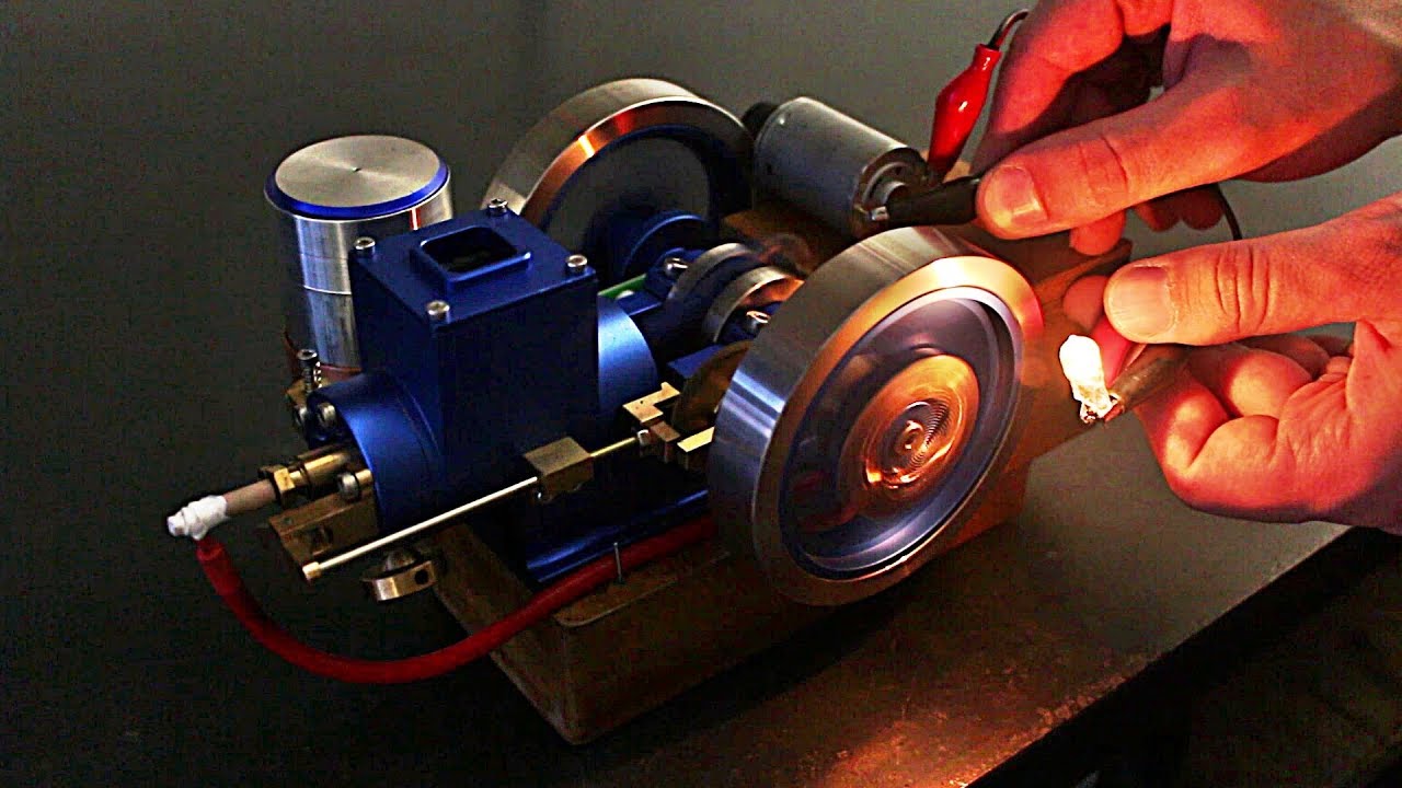 Hit and miss engine improvements and a simple generator setup