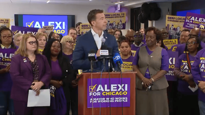 SEIU locals endorse Alexi Giannoulias for mayor