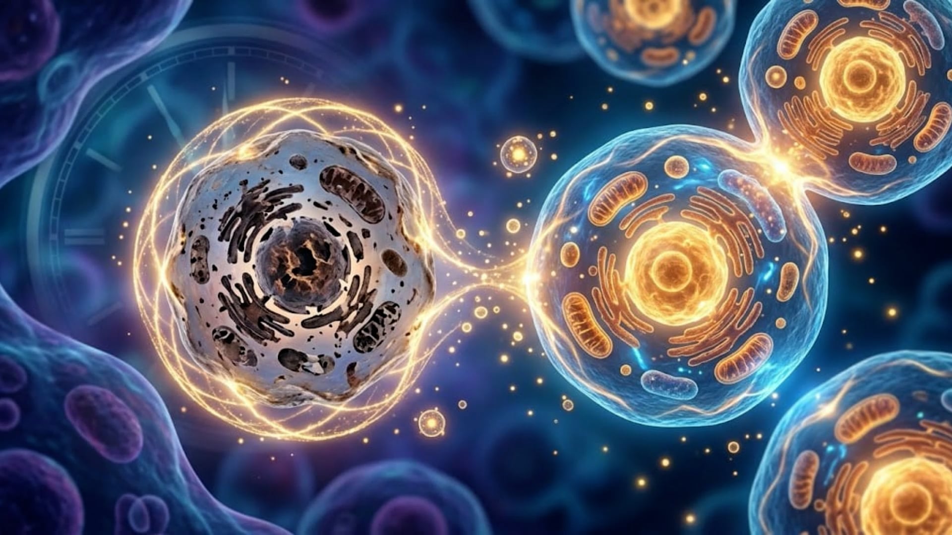 How many hours of fasting trigger cell repair?
