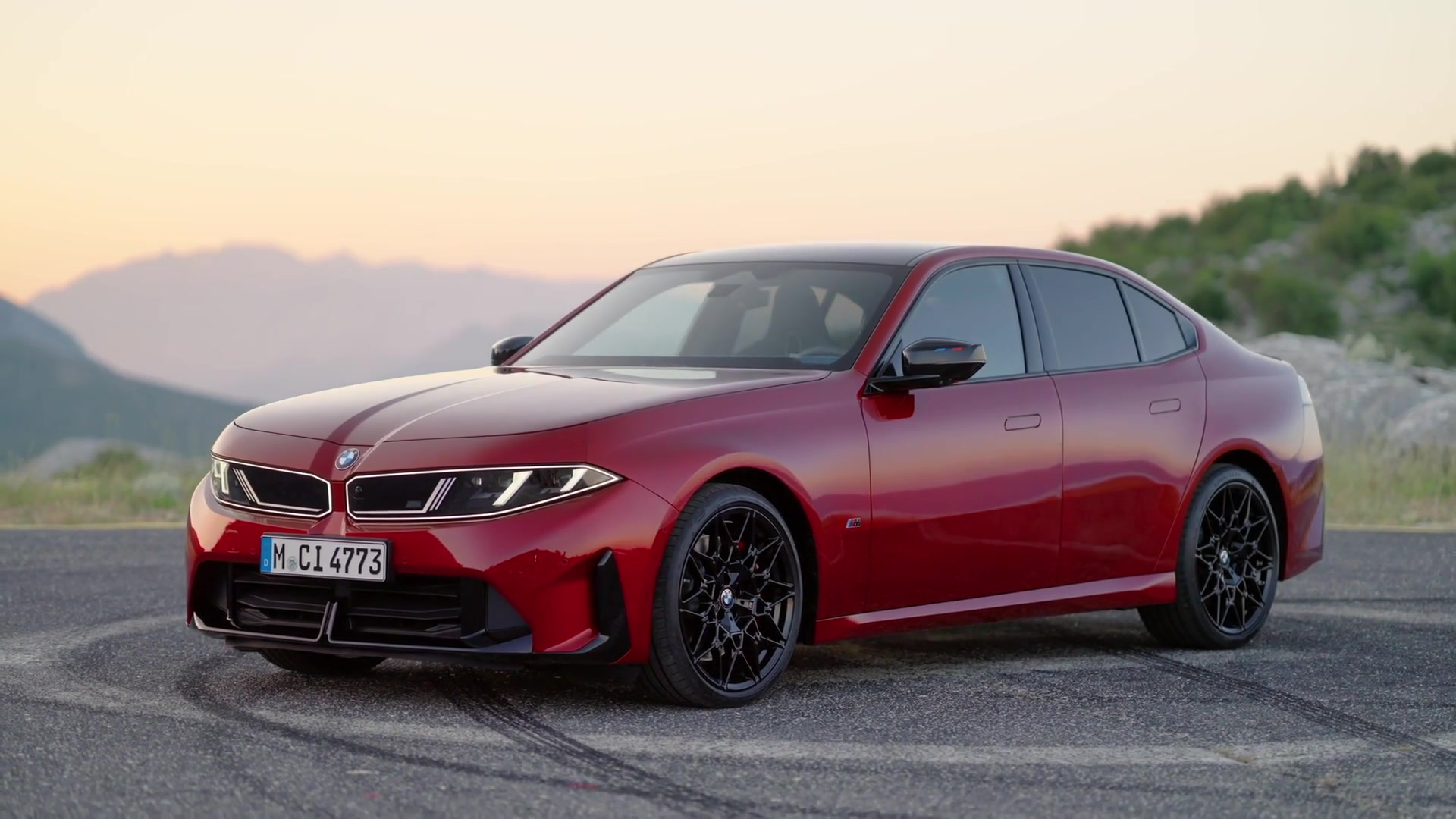 The new BMW M350 xDrive in fire red design preview