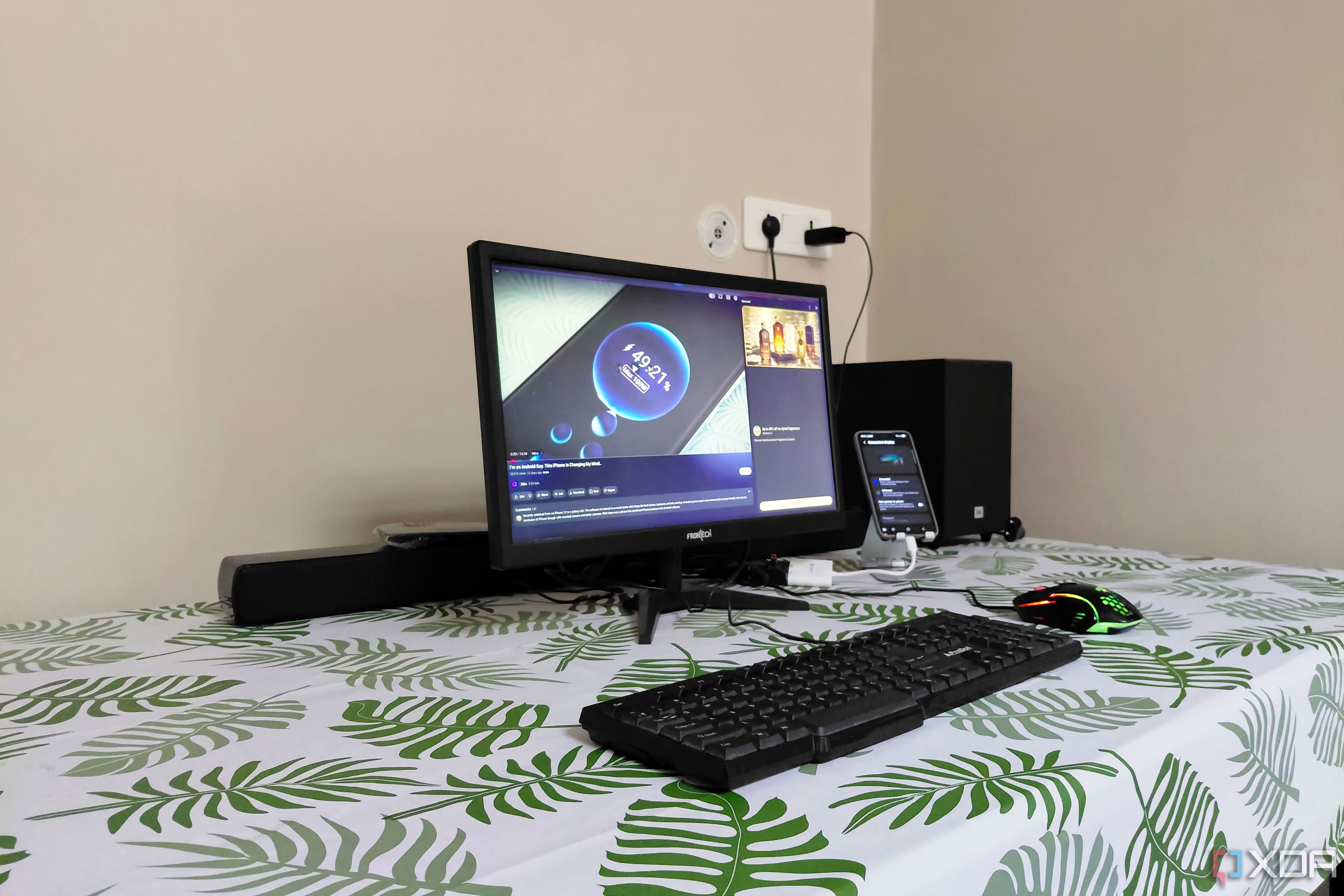 An old Samsung phone runs DeX on a monitor in my spare room, and it's ...