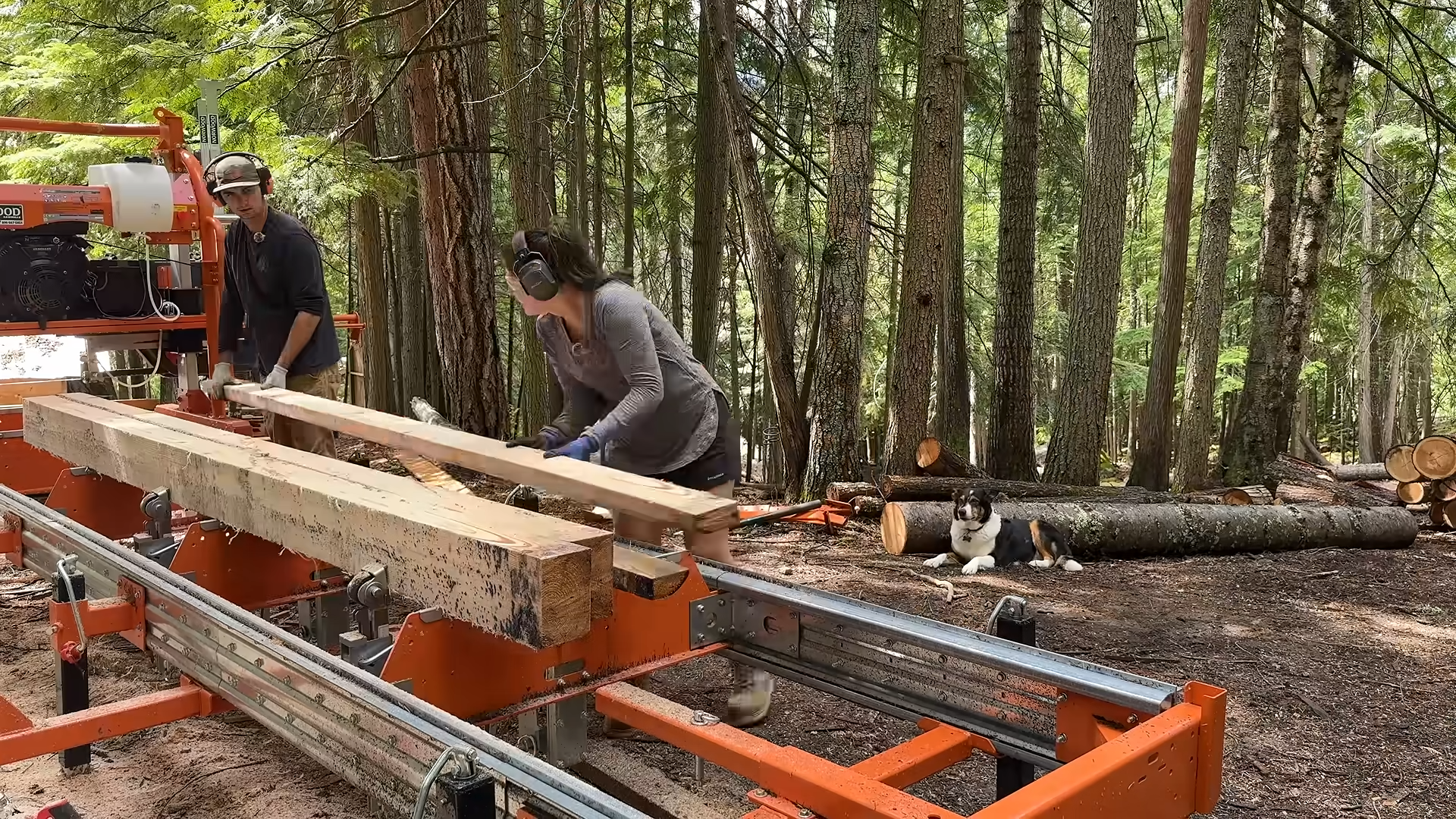 A fallen hemlock became their dream deck railing - after a broken ATV ...