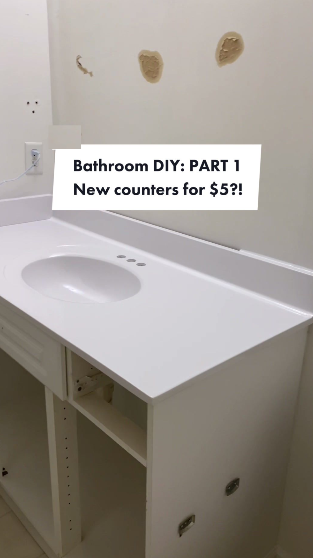 How spray paint and epoxy can refresh a bathroom on a budget