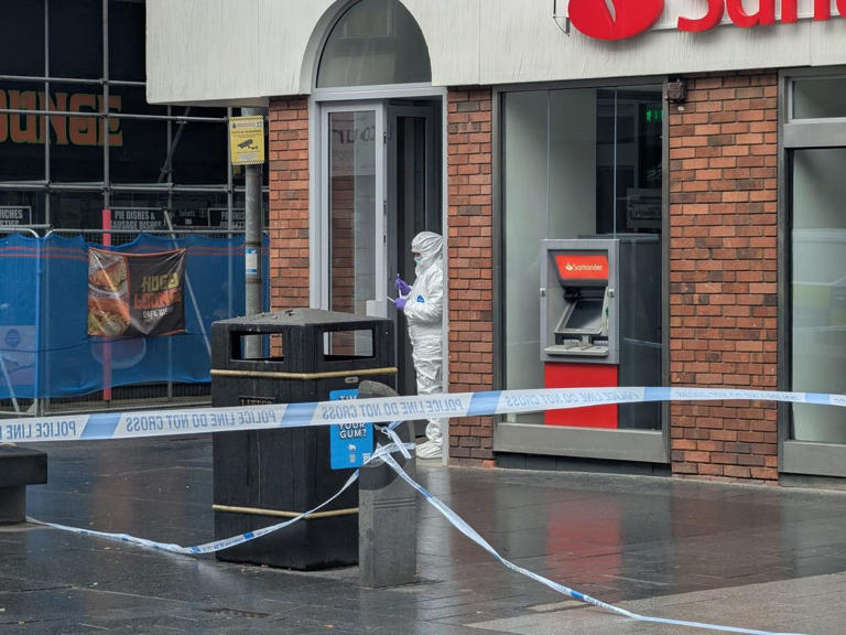 Suspect named after cash taken during robbery at Southport Santander