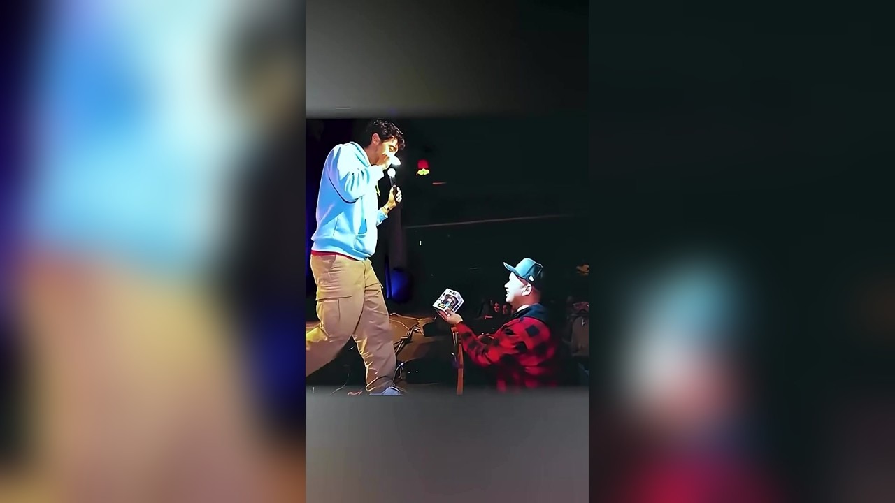 Friends bring Morgan Jay creative gifts at his shows