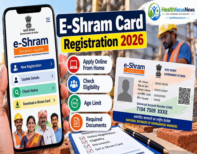 E-Shram card registration 2026: Apply online from home, check ...