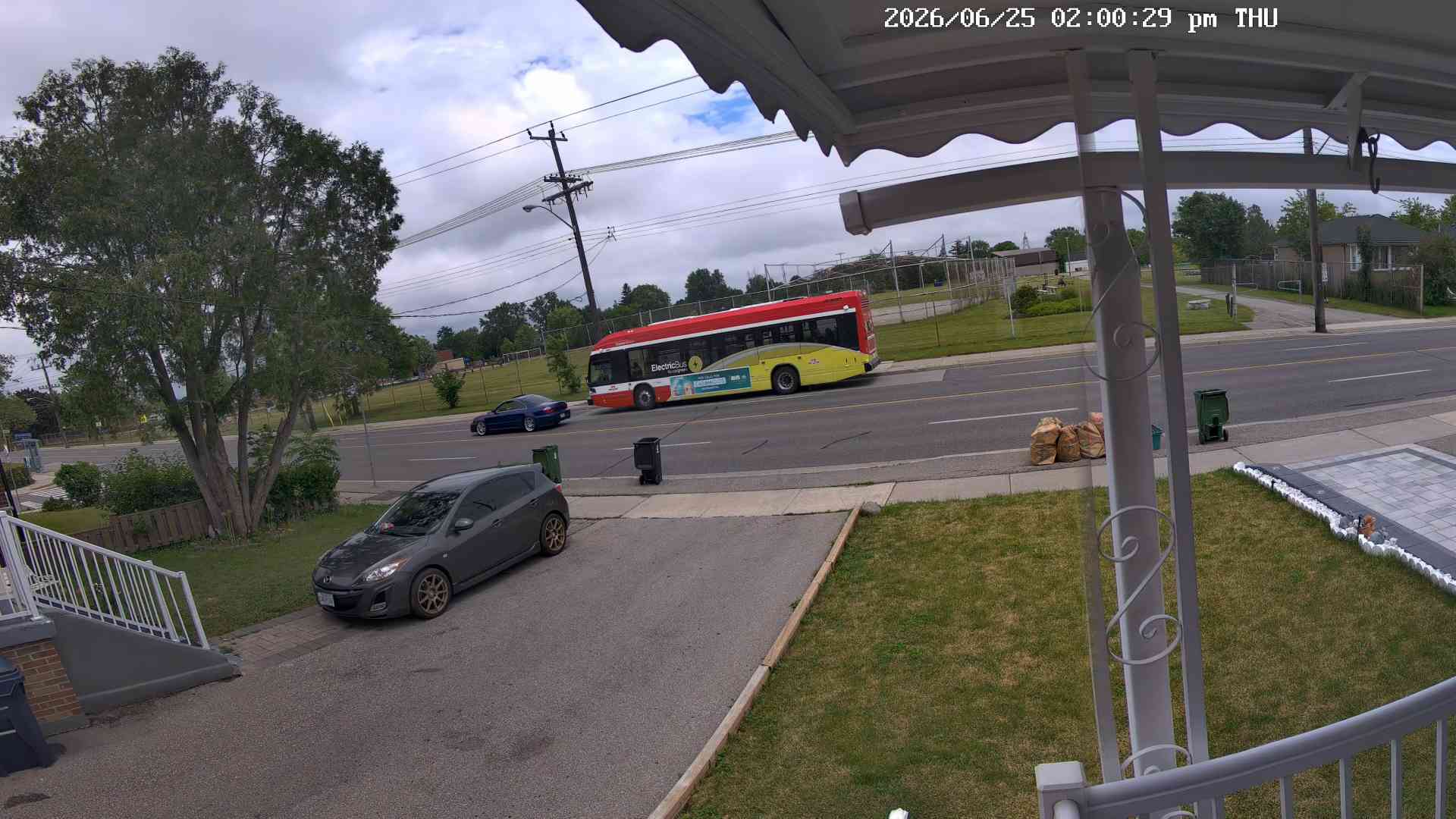 CCTV captures passenger nearly flying through sunroof during car crash