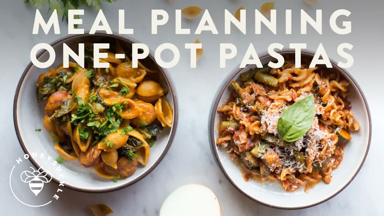 One pot, two pasta recipes - A simpler way to prepare dinner for the week
