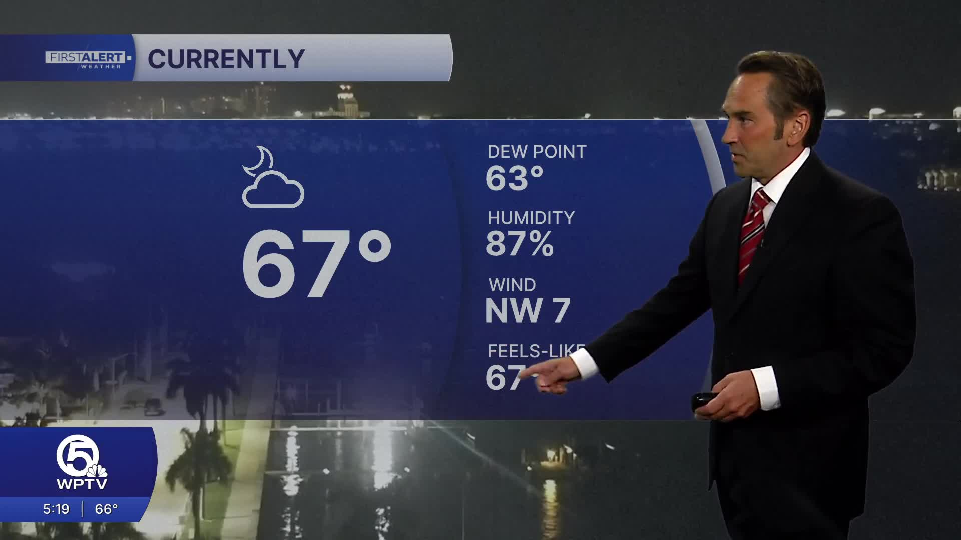 WPTV First Alert Weather forecast for morning of Wednesday, Oct. 21, 2026