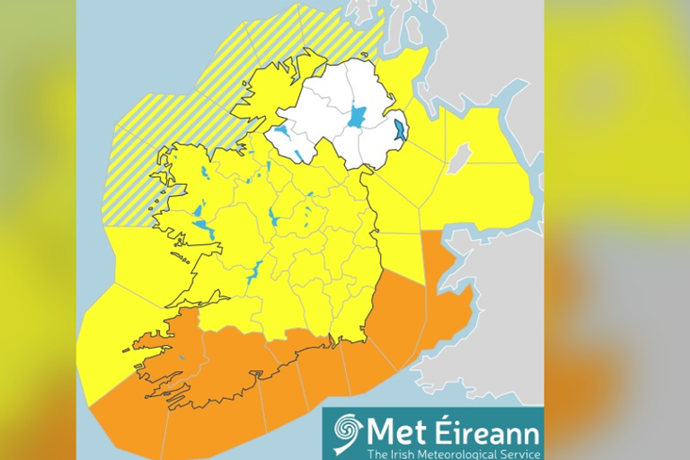Ireland weather: Met Éireann issues multiple orange and yellow warnings ...