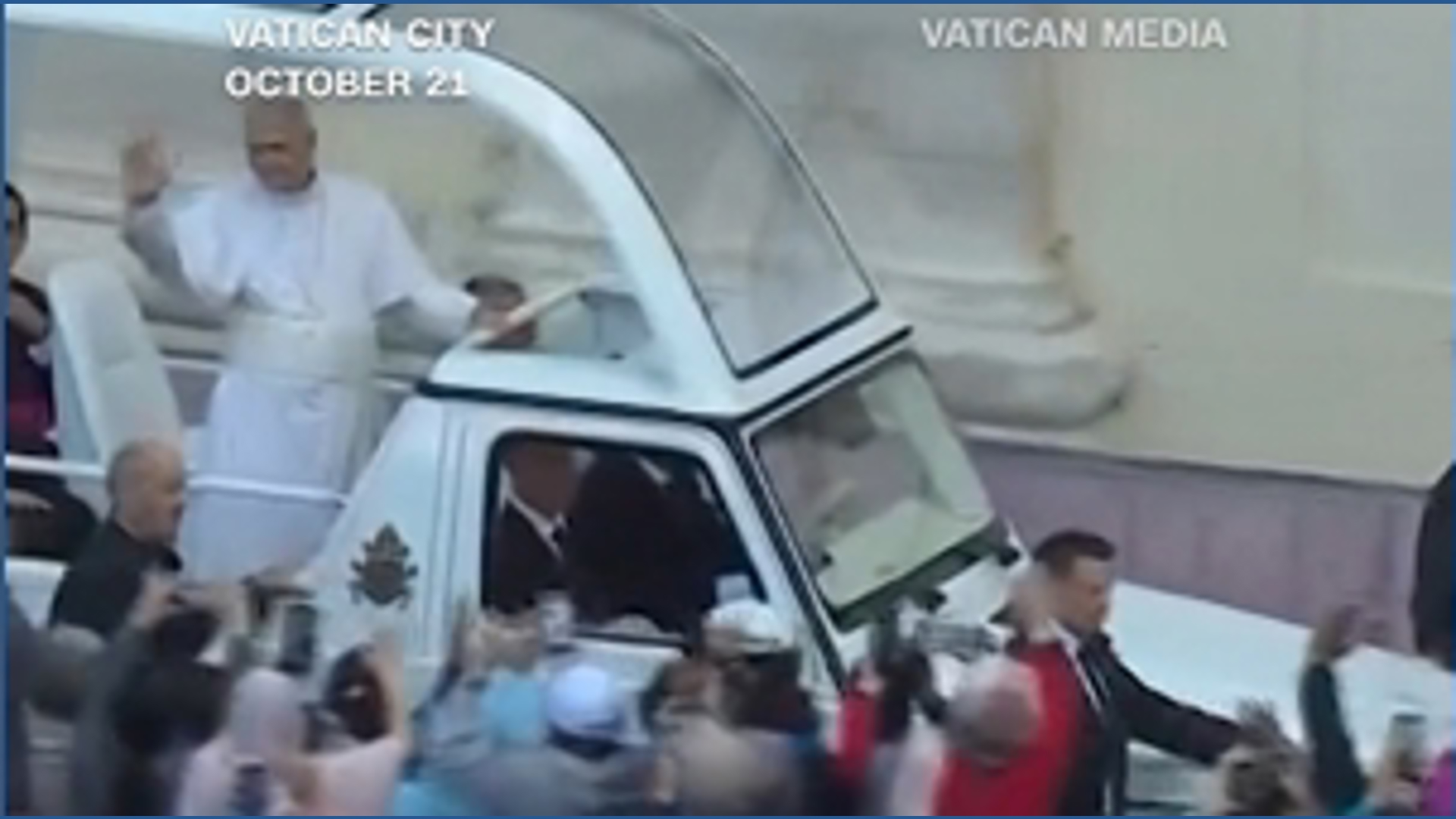 Pope Leo before first audience since surgery