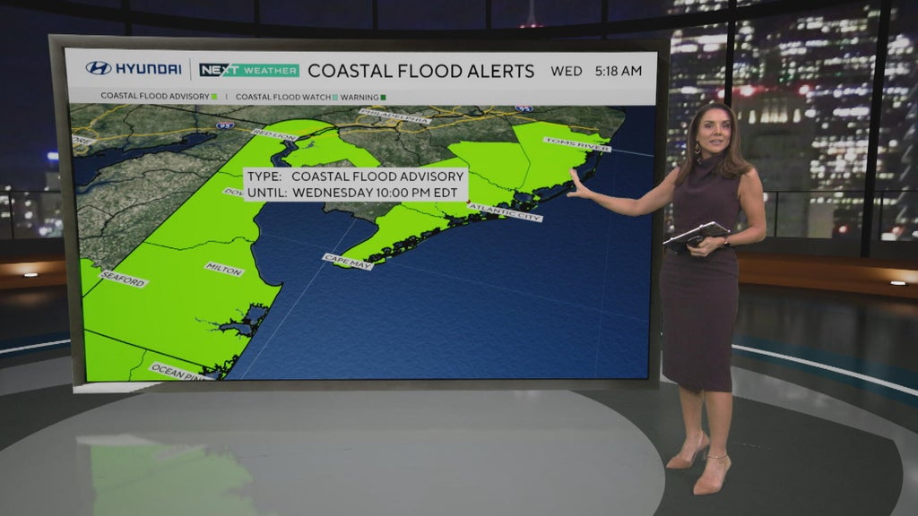 Coastal flood advisory at the shore as fantastic fall weather continues ...