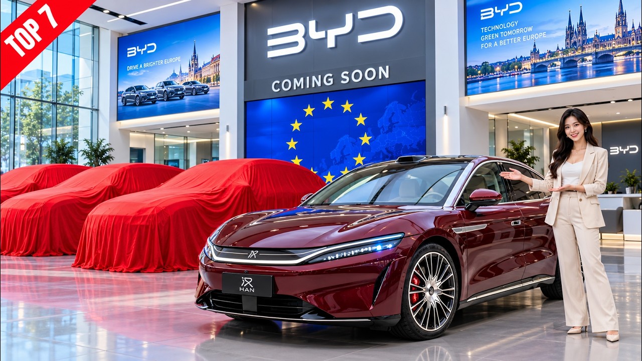 Just in: BYD reveals their top 7 best selling cars for Europe in 2027!