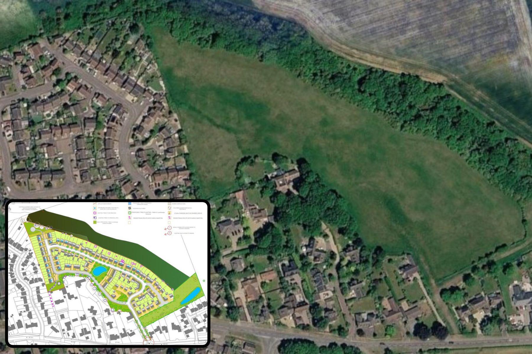 Application goes in for 150 houses in Northamptonshire village ...