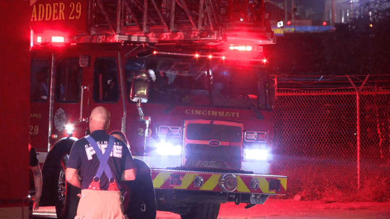 Firefighters respond after building catches fire in Cincinnati neighborhood
