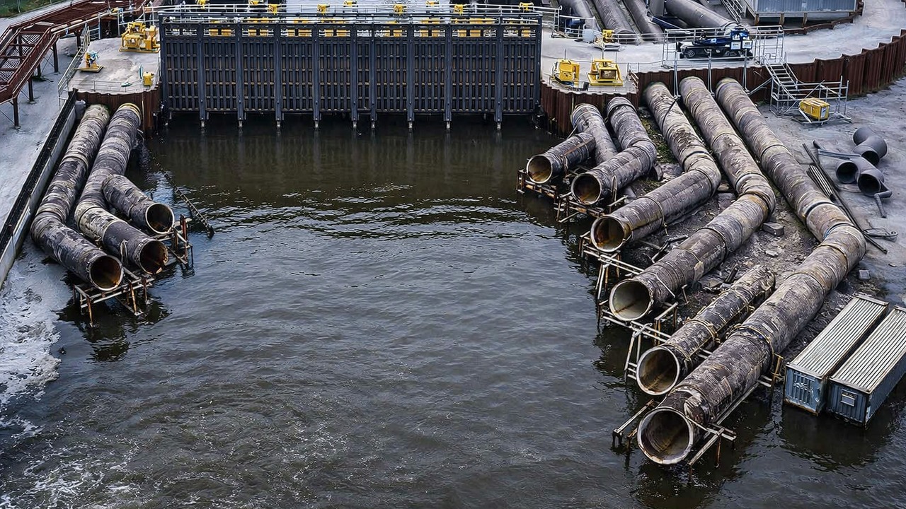 New Orleans sits up to 20 feet below sea level - how giant pumps keep ...