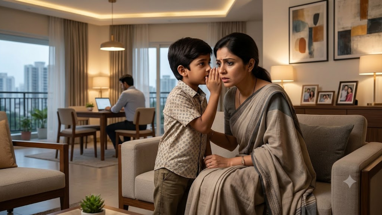 Psychology says children who ask parents to keep a secret from their ...