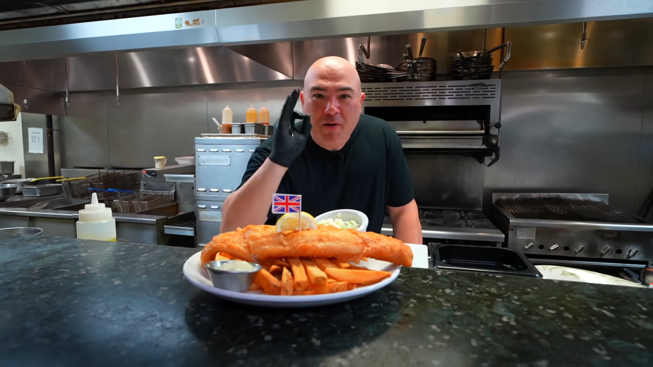 British chef shows why fish and chips are harder to make than they look