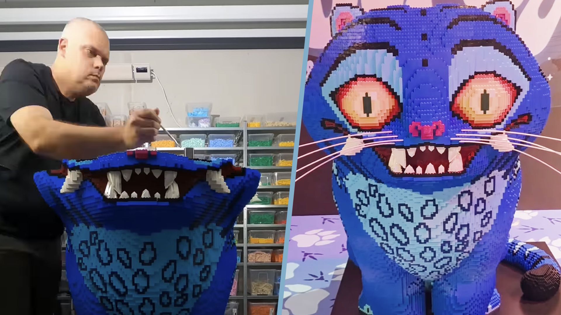 This Lego designer's 37,000-brick KPop Demon Hunters sculpture is so ...