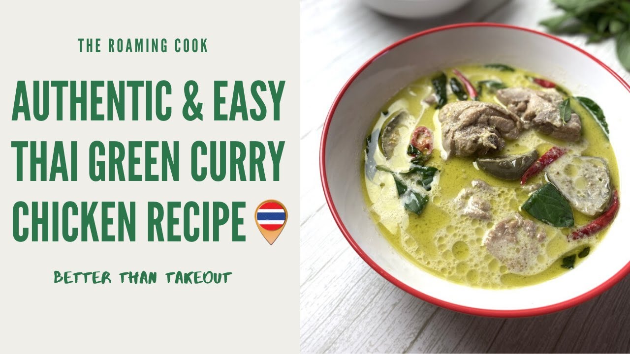Thai green curry chicken recipe