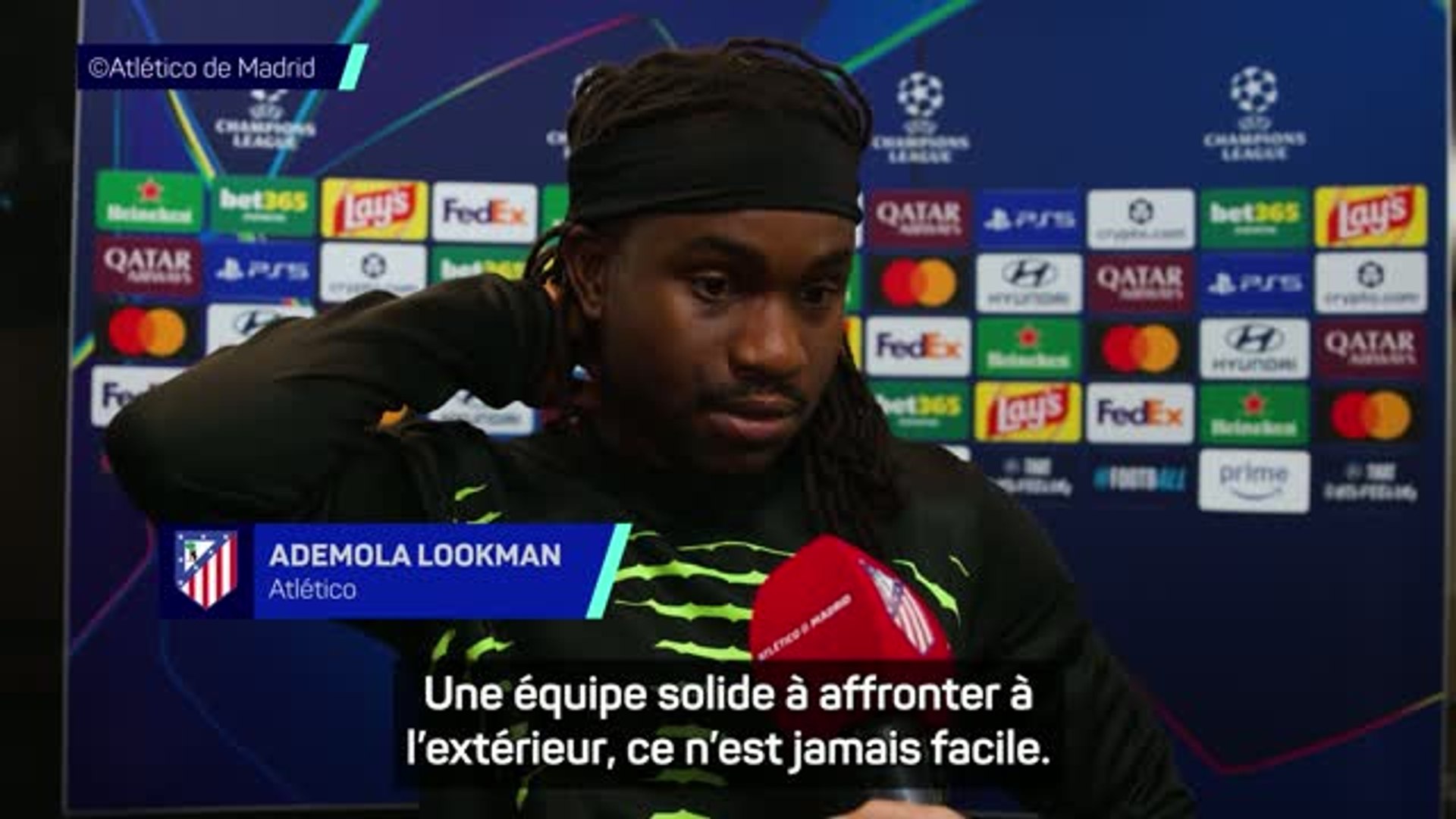 Atlético - Lookman : « Nous avons montré notre combativité