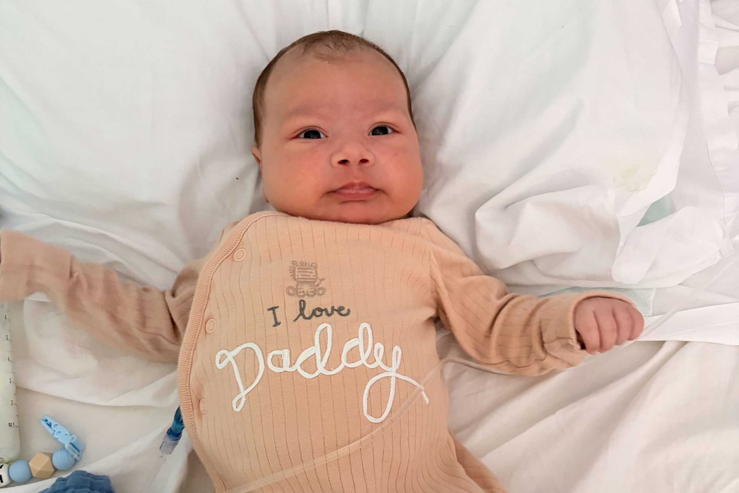Baby starts chemotherapy at just one month old after rare eye cancer found