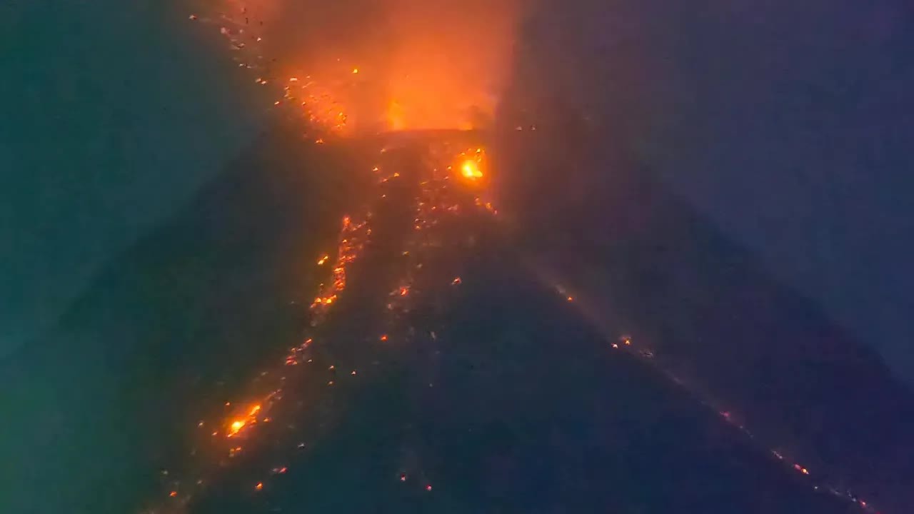 Larger Explosive Strombolian Eruptions from Mayon Volcano