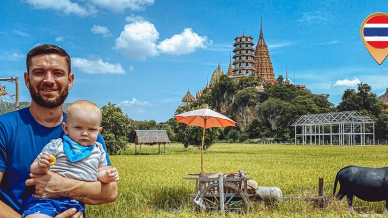 Beautiful rice field cafes and noodle spots in Kanchanaburi