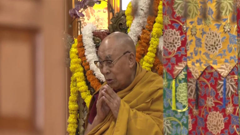 Dalai Lama attends special long-life prayer ceremony in Dharamshala