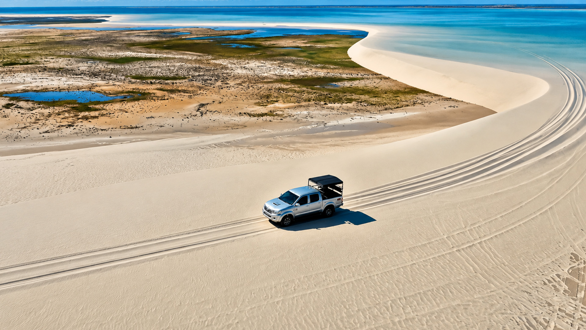 Why does Brazil have such vast white sand dunes?