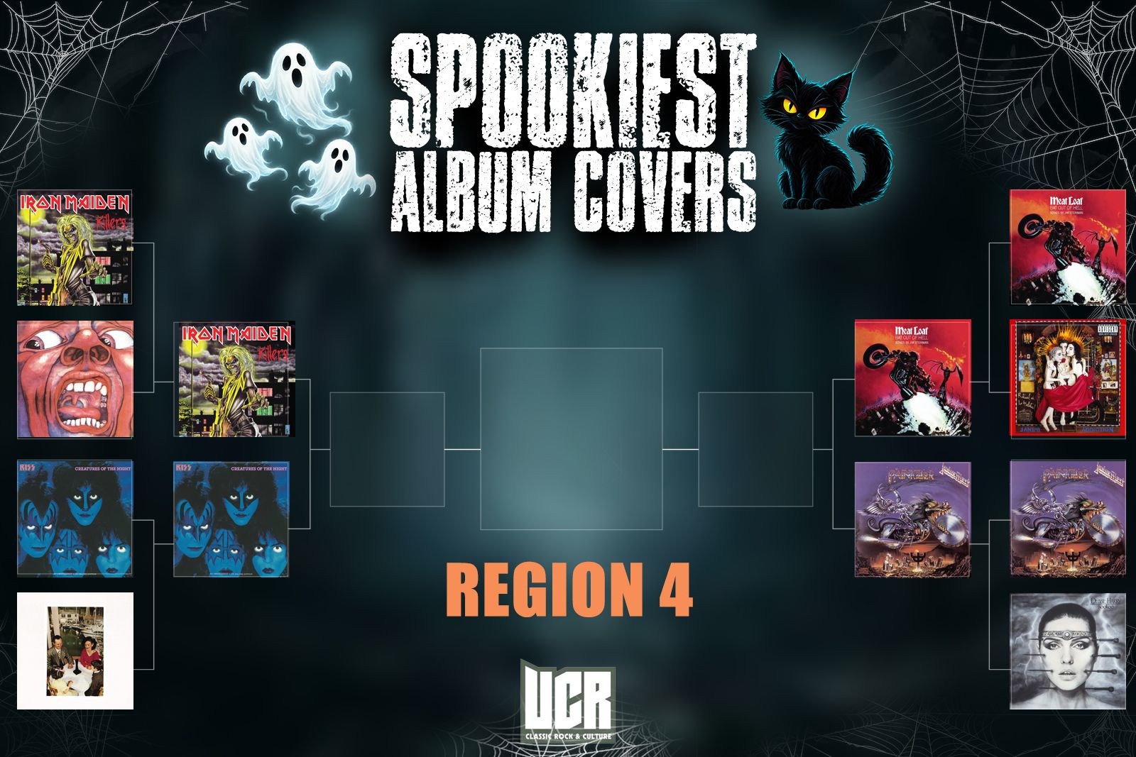 Vote for rock’s spookiest album cover: Only 16 artists remain in round two