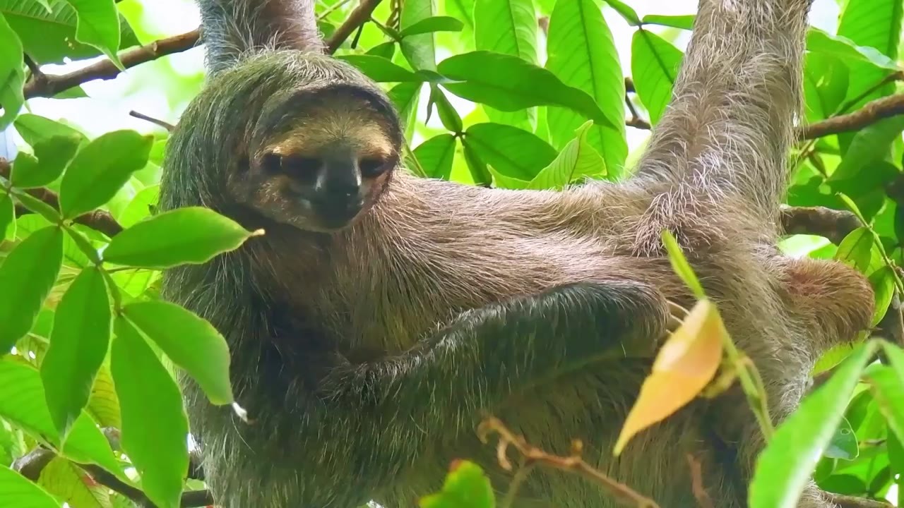 Watch scientists search for a sloth hidden 60 feet above the rainforest ...