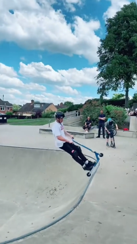 Satisfying scooter rides with smooth tricks and style