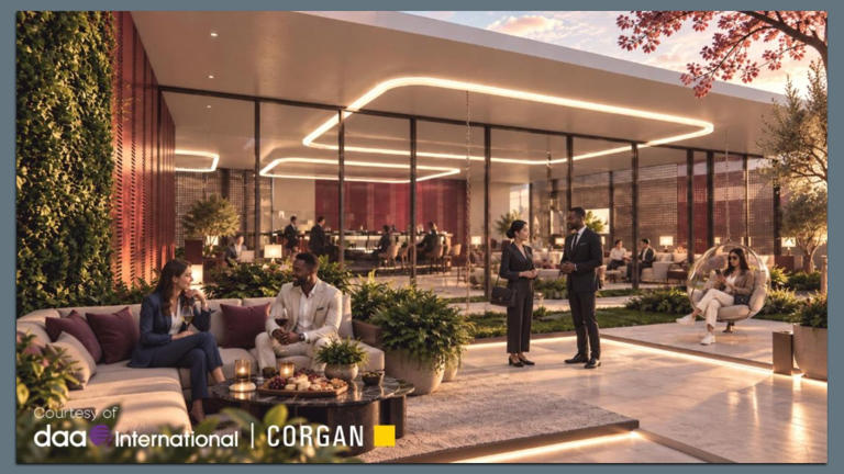 A private entrance, garden terrace and bar: Dulles' VIP terminal takes ...