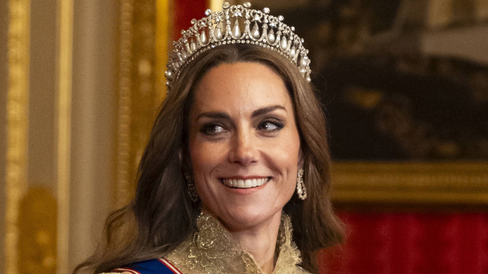 Kate Middleton stuns in $6,500 yellow gown and Diana’s favourite tiara ...