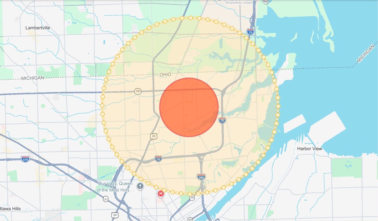 Ohio chemical leak conditions improve, hospitals treat 35 people
