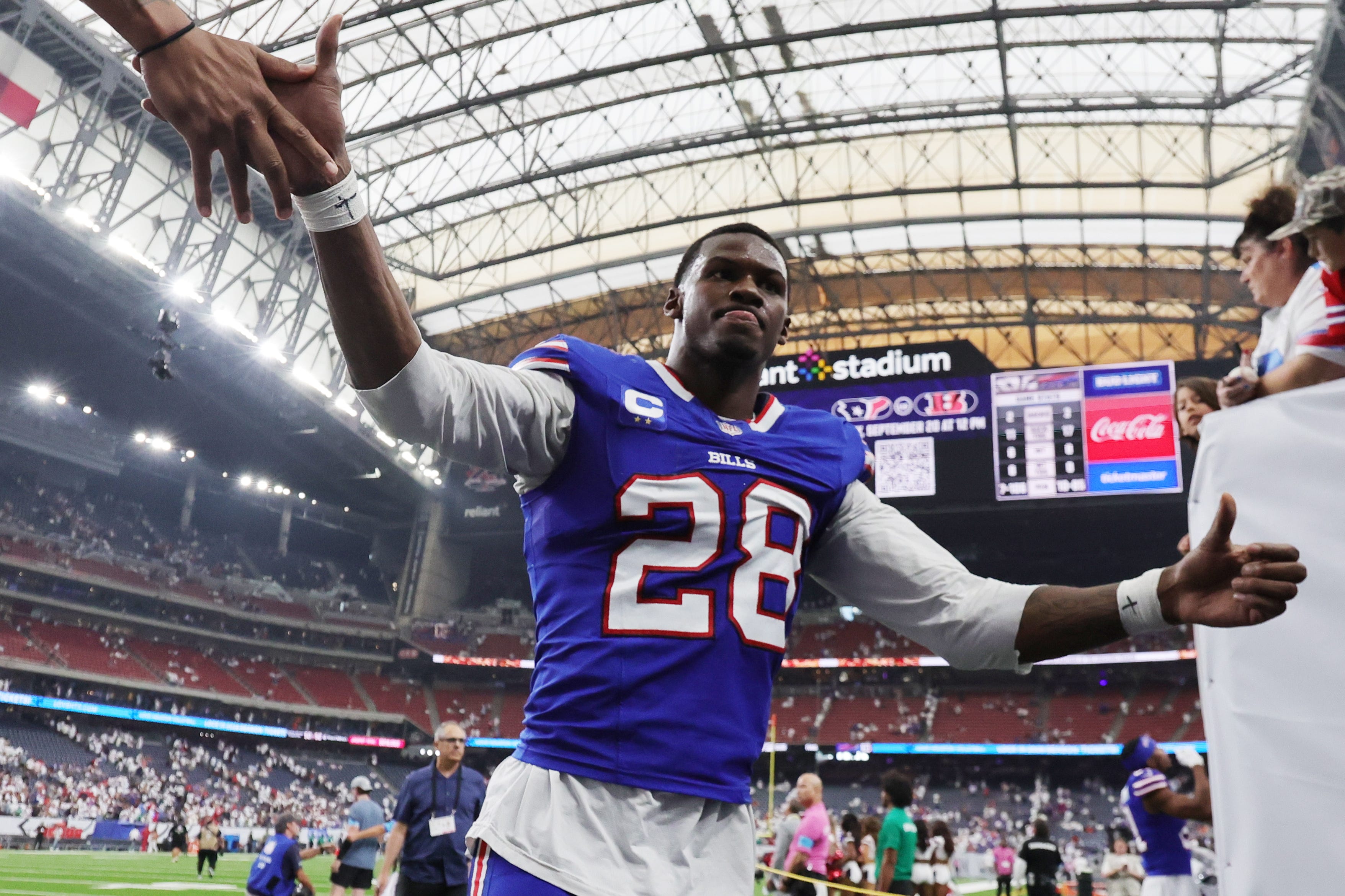 Second Bills player suspended for spitting at Raiders player