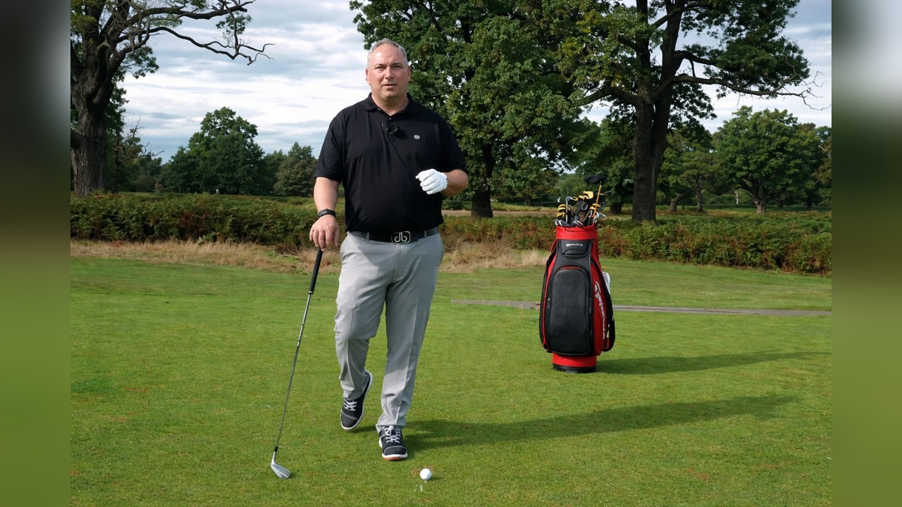 Alistair Davies teaches a golf alignment process for consistent aim