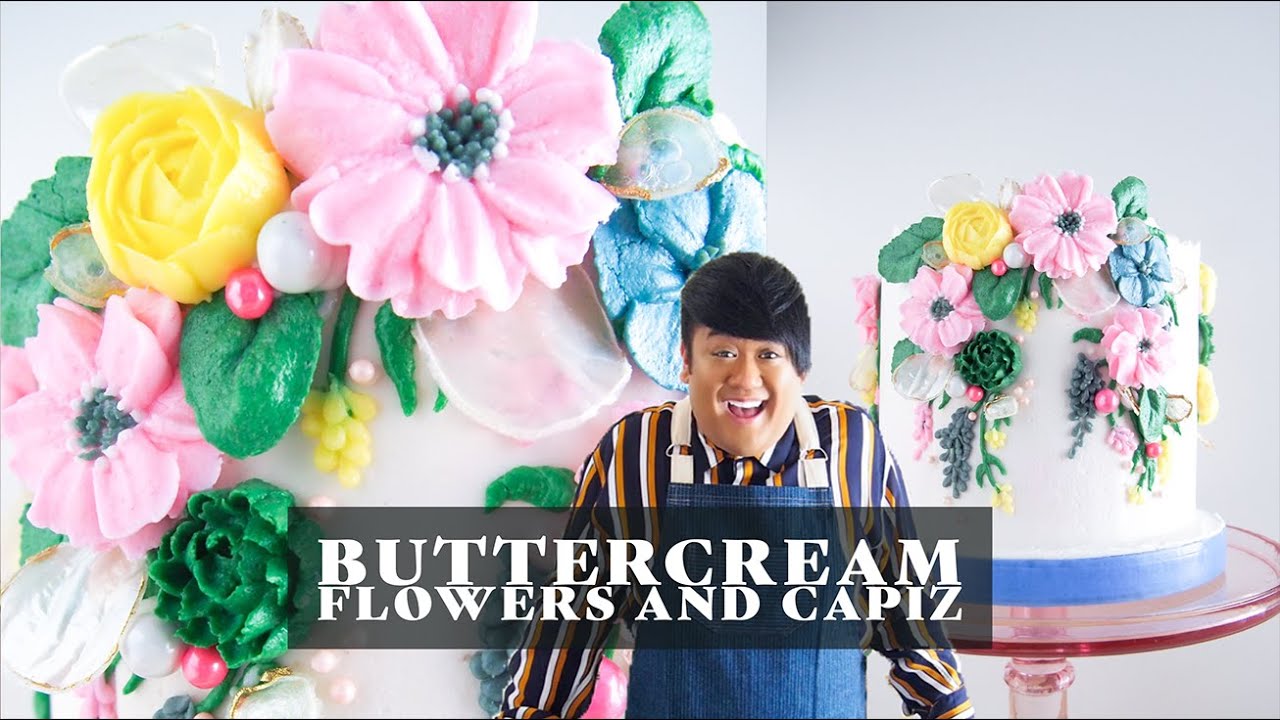 Satisfying buttercream flower piping for beautiful cake designs