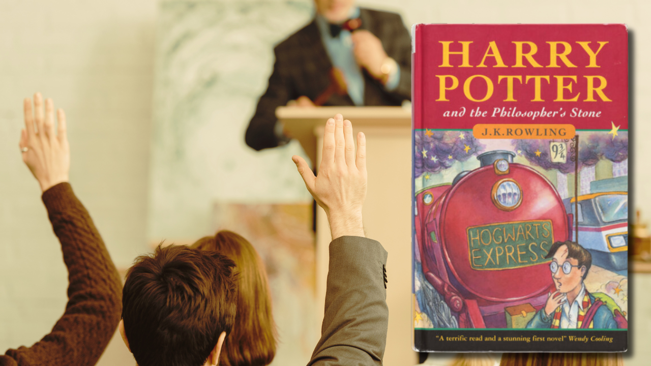 500 hardcover copies of the first Harry Potter book were printed; 29 ...