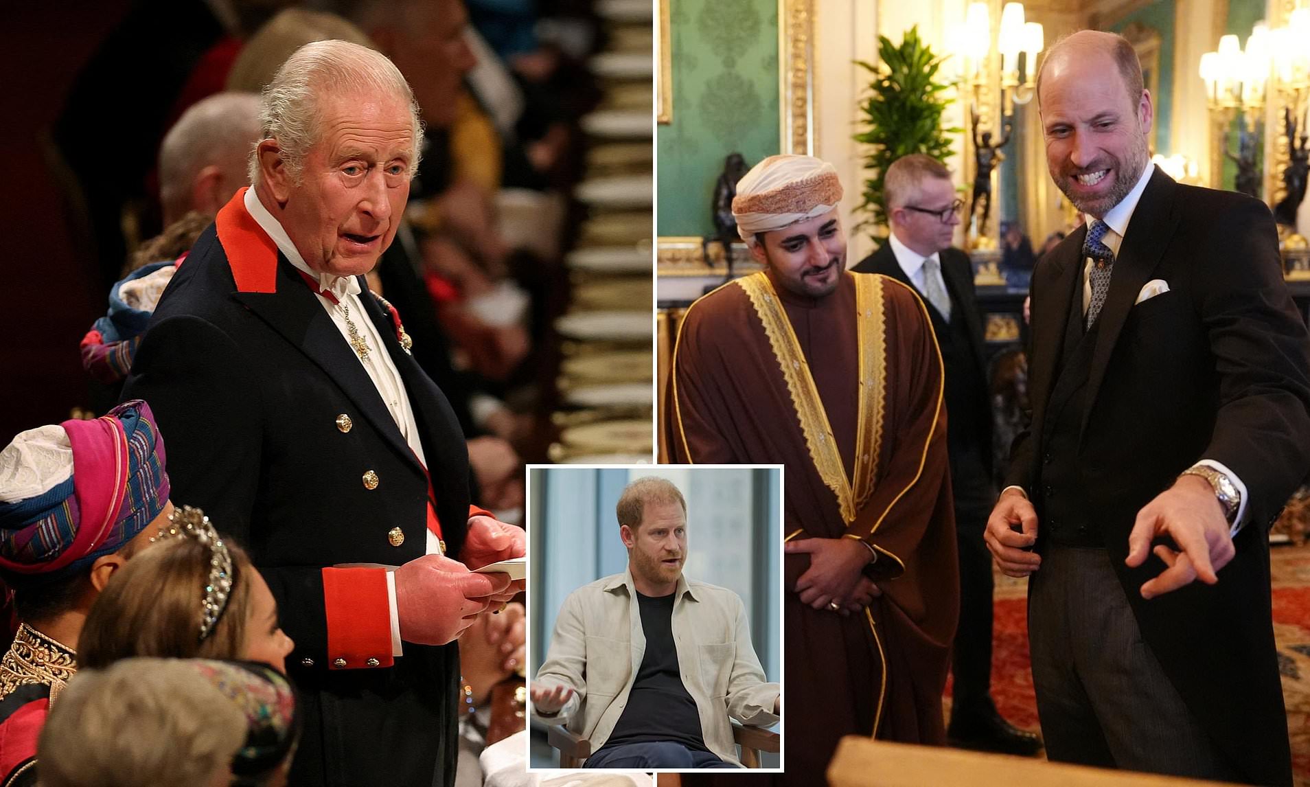 King Charles praises Prince William hours after Prince Harry calls for reconciliation with family